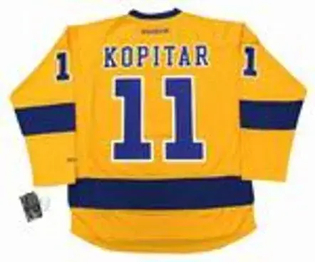 ANZE KOPITAR Los Angeles Kings 2015 REEBOK Throwback NHL Hockey Jersey 