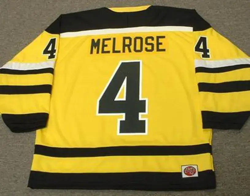 BARRY MELROSE Cincinnati Stingers 1978 WHA Throwback Hockey Jersey 