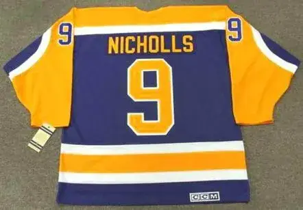 BERNIE NICHOLLS Los Angeles Kings 1984 CCM Vintage Away NHL Hockey Jersey 