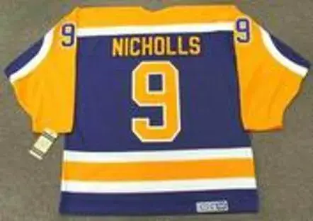 BERNIE NICHOLLS Los Angeles Kings 1984 CCM Vintage Away NHL Hockey Jersey 