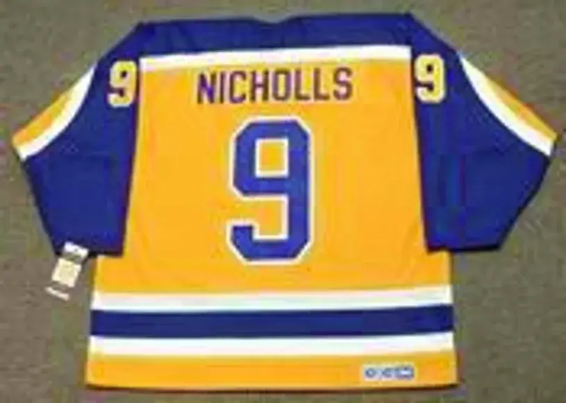 BERNIE NICHOLLS Los Angeles Kings 1985 CCM Vintage Throwback NHL Hockey Jersey 