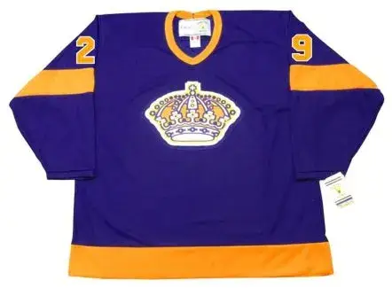 BILLY SMITH Los Angeles Kings 1971 CCM Vintage Away NHL Hockey Jersey