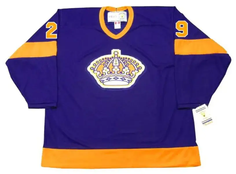 BILLY SMITH Los Angeles Kings 1971 CCM Vintage Away NHL Hockey Jersey
