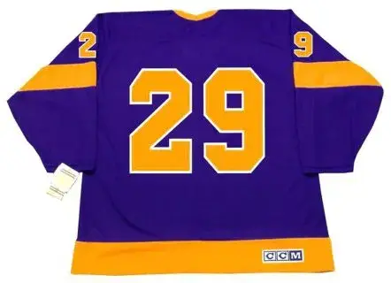 BILLY SMITH Los Angeles Kings 1971 CCM Vintage Away NHL Hockey Jersey 