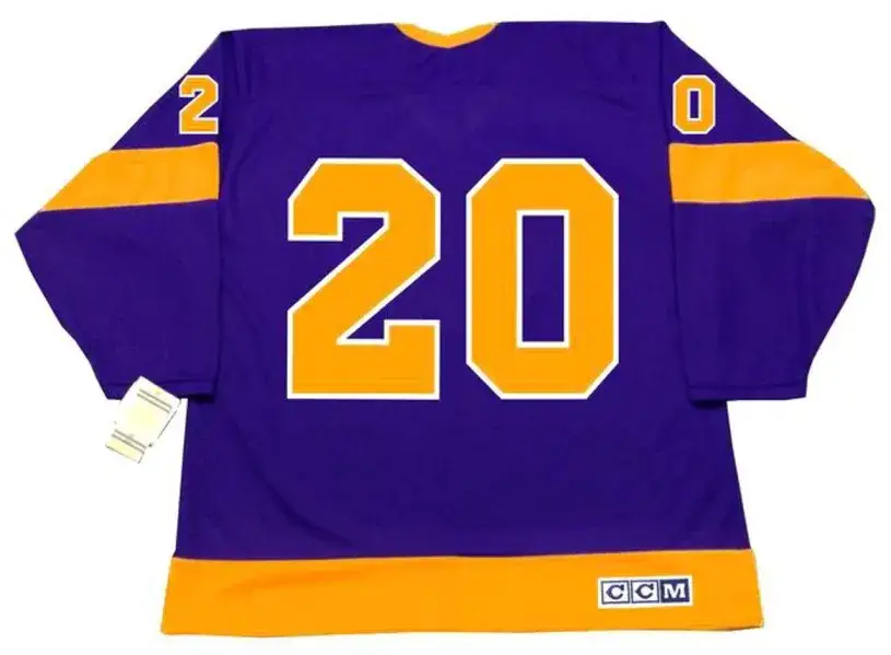 BOB PULFORD Los Angeles Kings 1971 CCM Vintage Away NHL Hockey Jersey 