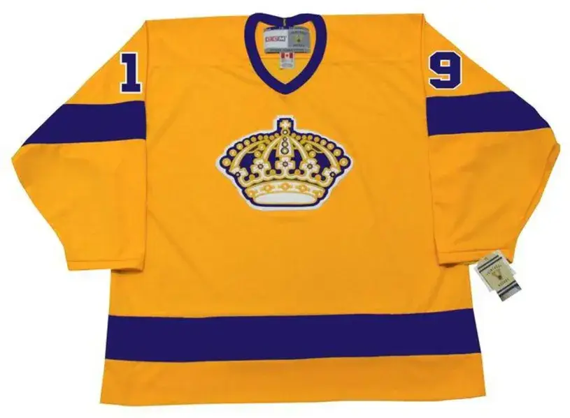 BRIAN KILREA Los Angeles Kings 1967 CCM Vintage Throwback Home NHL Jersey
