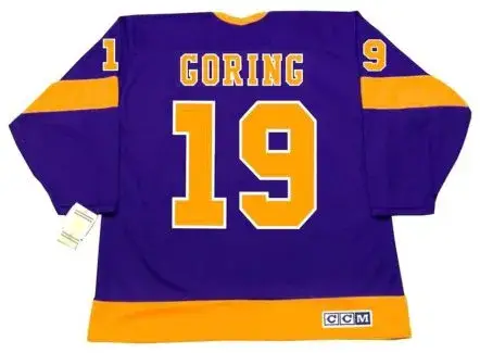 BUTCH GORING Los Angeles Kings 1978 CCM Vintage Away NHL Hockey Jersey 
