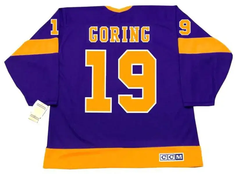 BUTCH GORING Los Angeles Kings 1978 CCM Vintage Away NHL Hockey Jersey 