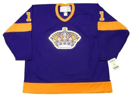 CHARLIE SIMMER Los Angeles Kings 1978 CCM Vintage Away NHL Hockey Jersey