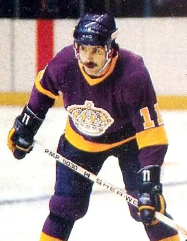 CHARLIE SIMMER Los Angeles Kings 1978 CCM Vintage Away NHL Hockey Jersey 