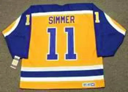 CHARLIE SIMMER Los Angeles Kings 1980 CCM Vintage Throwback NHL Hockey Jersey 