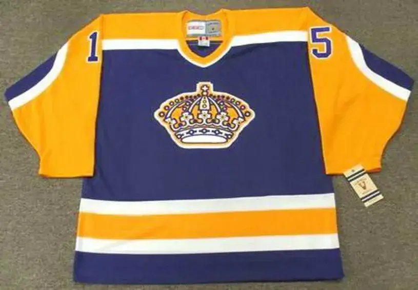 DARYL EVANS Los Angeles Kings 1982 CCM Vintage Away NHL Hockey Jersey