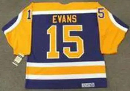 DARYL EVANS Los Angeles Kings 1982 CCM Vintage Away NHL Hockey Jersey 
