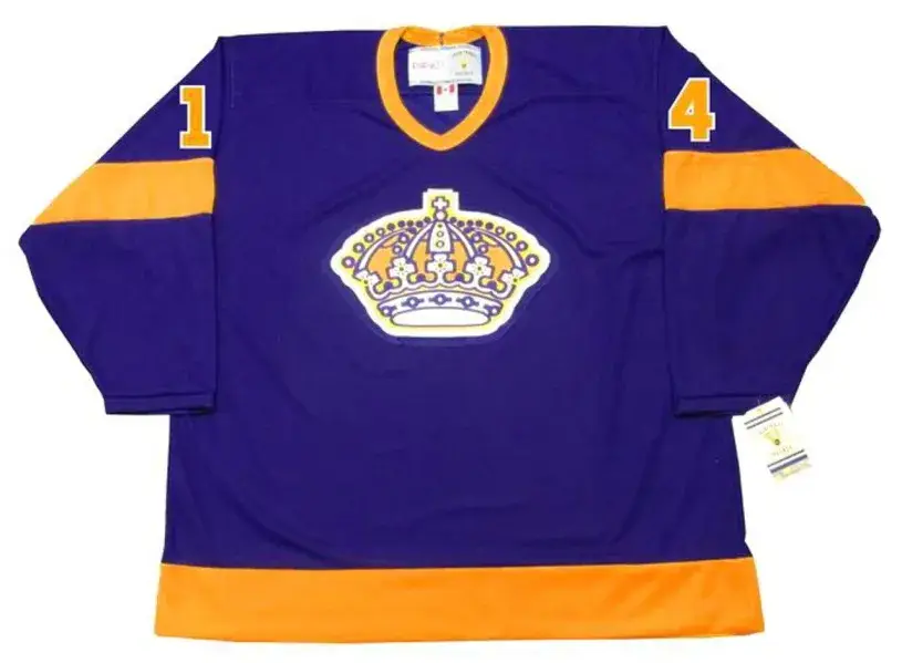 DAVE SCHULTZ Los Angeles Kings 1977 CCM Vintage Away NHL Hockey Jersey