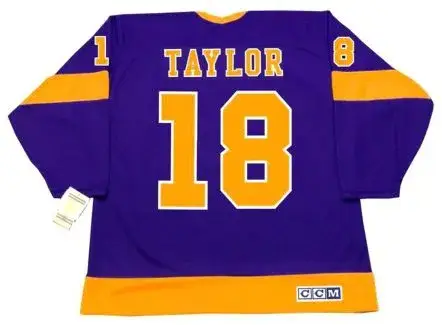 DAVE TAYLOR Los Angeles Kings 1978 CCM Vintage Away NHL Hockey Jersey 