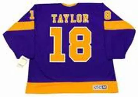 DAVE TAYLOR Los Angeles Kings 1978 CCM Vintage Away NHL Hockey Jersey 