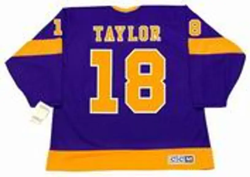 DAVE TAYLOR Los Angeles Kings 1978 CCM Vintage Away NHL Hockey Jersey 