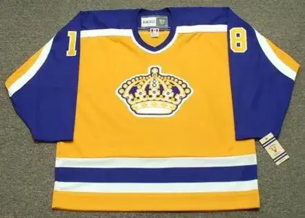 DAVE TAYLOR Los Angeles Kings 1980 CCM Vintage Home NHL Hockey Jersey