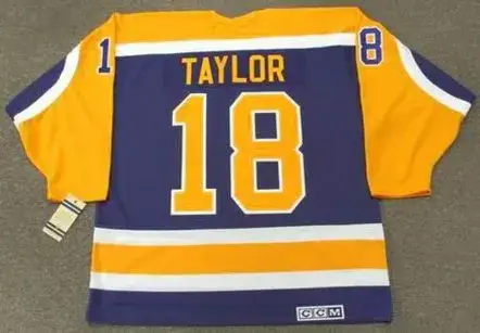 DAVE TAYLOR Los Angeles Kings 1984 CCM Vintage Away NHL Hockey Jersey 