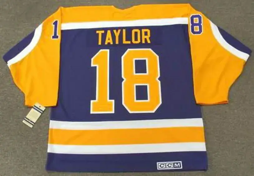 DAVE TAYLOR Los Angeles Kings 1984 CCM Vintage Away NHL Hockey Jersey 