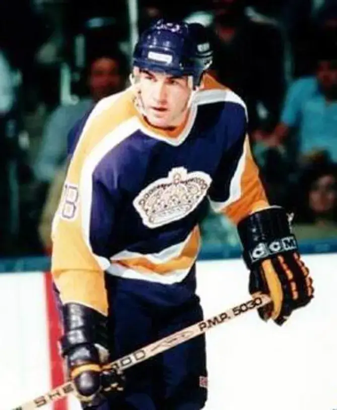 DAVE TAYLOR Los Angeles Kings 1984 CCM Vintage Away NHL Hockey Jersey 