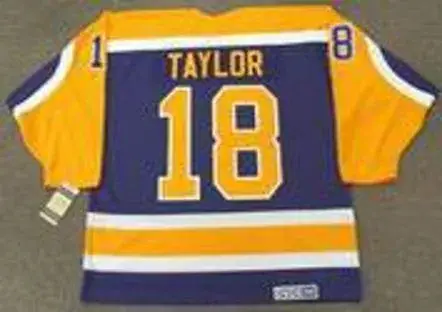 DAVE TAYLOR Los Angeles Kings 1984 CCM Vintage Away NHL Hockey Jersey 