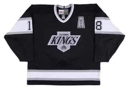 DAVE TAYLOR Los Angeles Kings 1993 Away CCM Throwback NHL Hockey Jersey