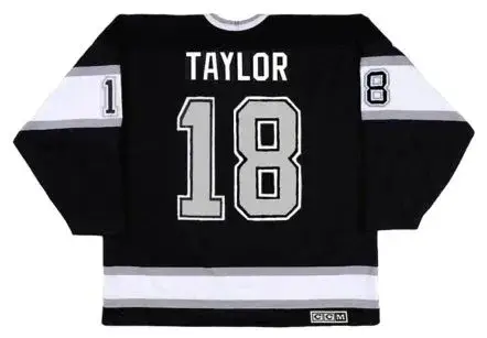 DAVE TAYLOR Los Angeles Kings 1993 Away CCM Throwback NHL Hockey Jersey 
