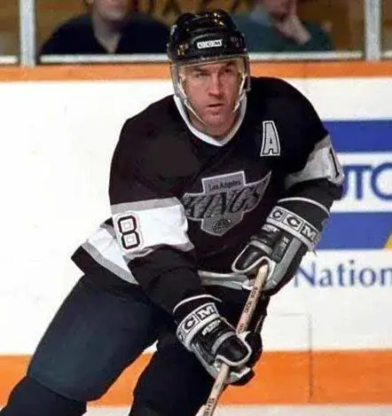 DAVE TAYLOR Los Angeles Kings 1993 Away CCM Throwback NHL Hockey Jersey 