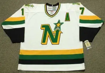 BASIL McRAE Minnesota North Stars 1989 Home CCM NHL Vintage Throwback Jersey