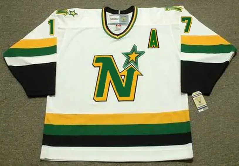 BASIL McRAE Minnesota North Stars 1989 Home CCM NHL Vintage Throwback Jersey