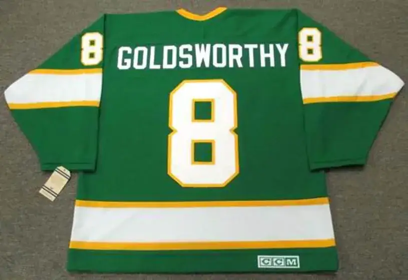 BILL GOLDSWORTHY Minnesota North Stars 1967 CCM Vintage NHL Hockey Jersey 