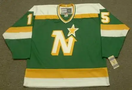 BOBBY SMITH Minnesota North Stars 1981 CCM Vintage Throwback NHL Jersey