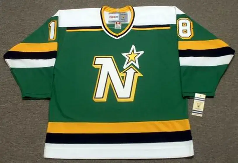 BOBBY SMITH Minnesota North Stars 1990 CCM Vintage Throwback NHL Jersey