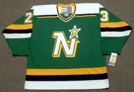 BRIAN BELLOWS Minnesota North Stars 1991 Away CCM NHL Vintage Throwback Jersey