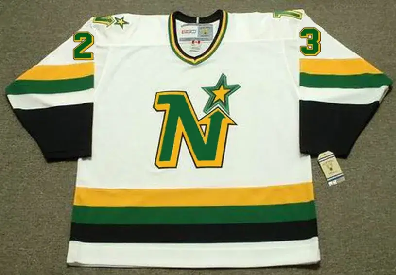 BRIAN BELLOWS Minnesota North Stars 1991 Home CCM NHL Vintage Throwback Jersey
