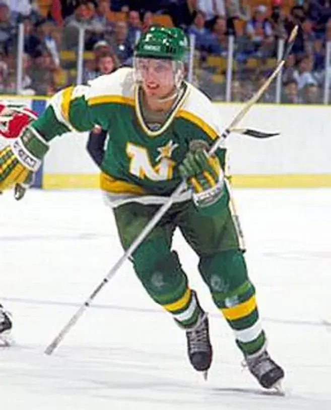 BRIAN LAWTON Minnesota North Stars 1985 CCM Vintage Throwback NHL Jersey 