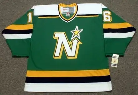BRIAN PROPP Minnesota North Stars 1990 CCM Vintage Throwback NHL Jersey