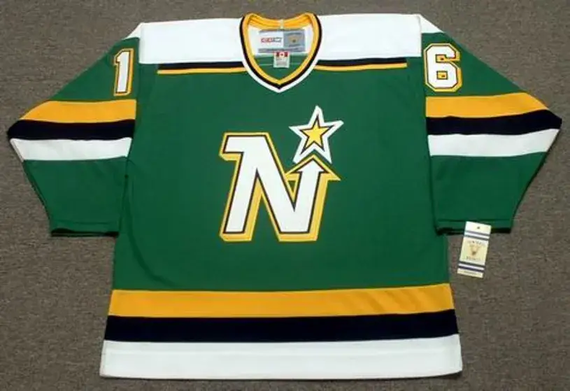 BRIAN PROPP Minnesota North Stars 1990 CCM Vintage Throwback NHL Jersey