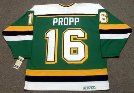 BRIAN PROPP Minnesota North Stars 1990 CCM Vintage Throwback NHL Jersey 
