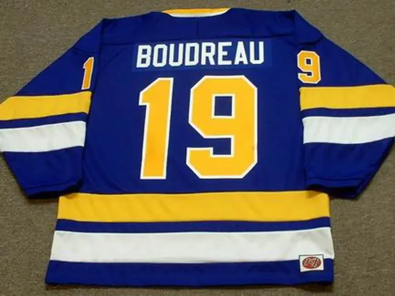 BRUCE BOUDREAU Minnesota Fighting Saints 1975 WHA Throwback Hockey Jersey 