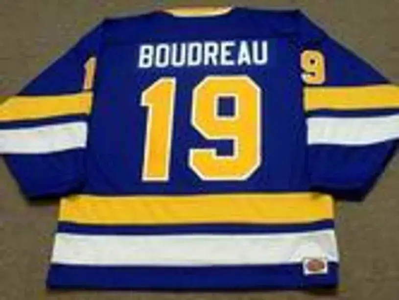 BRUCE BOUDREAU Minnesota Fighting Saints 1975 WHA Throwback Hockey Jersey 