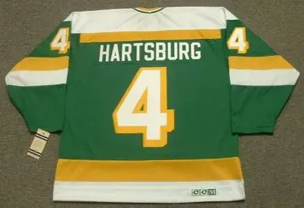 CRAIG HARTSBURG Minnesota North Stars 1981 CCM Vintage Throwback NHL Jersey 