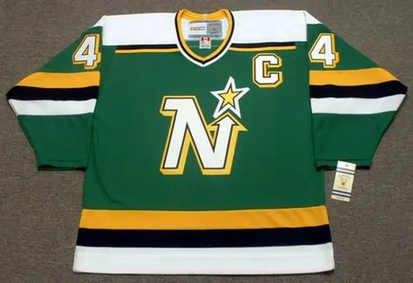 CRAIG HARTSBURG Minnesota North Stars 1988 CCM Vintage Throwback NHL Jersey