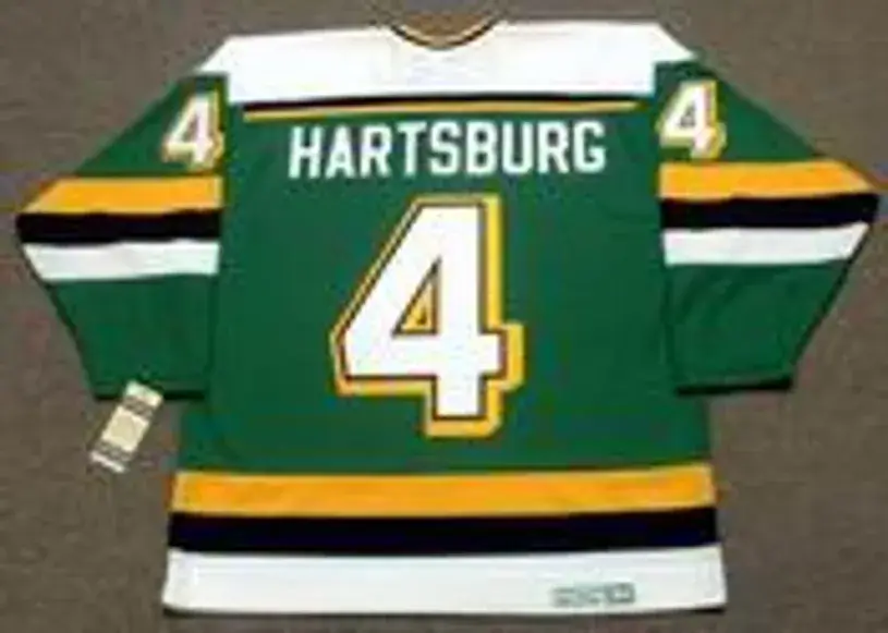 CRAIG HARTSBURG Minnesota North Stars 1988 CCM Vintage Throwback NHL Jersey 