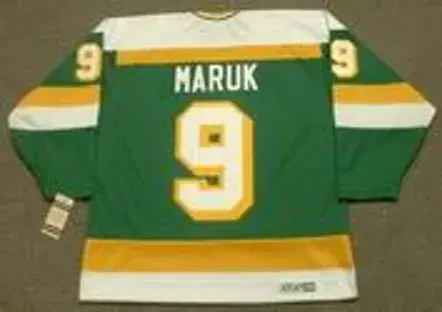 DENNIS MARUK Minnesota North Stars 1983 CCM Vintage Throwback NHL Jersey 
