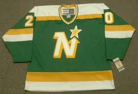 DINO CICCARELLI Minnesota North Stars 1981 Away CCM NHL Vintage Throwback Jersey