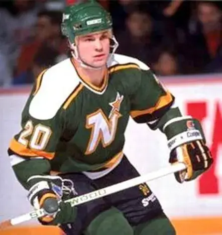 DINO CICCARELLI Minnesota North Stars 1988 Away CCM NHL Vintage Throwback Jersey 