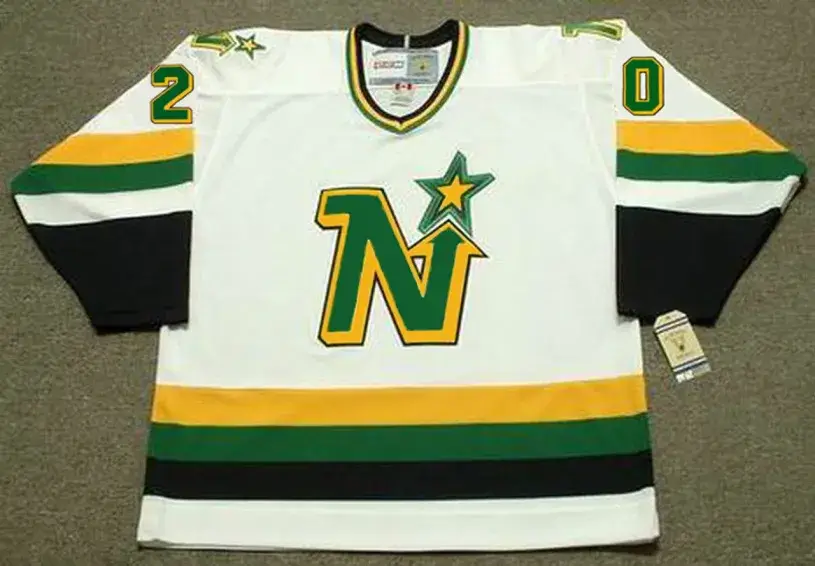 DINO CICCARELLI Minnesota North Stars 1988 Home CCM NHL Vintage Throwback Jersey