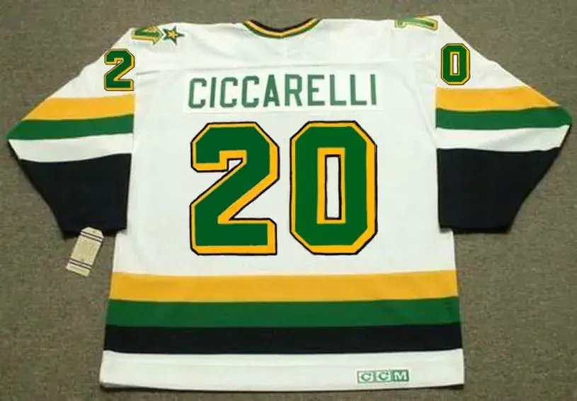 DINO CICCARELLI Minnesota North Stars 1988 Home CCM NHL Vintage Throwback Jersey 